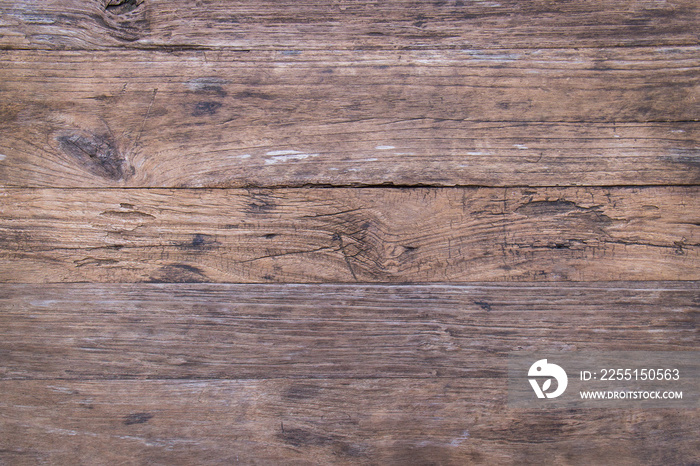 Wood texture plank grain background, wooden desk table or floor, old striped timber board, vintage banner