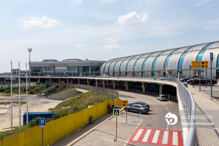 Terminal 2B at the Ferenc Liszt International Airport in Budapest, Hungary