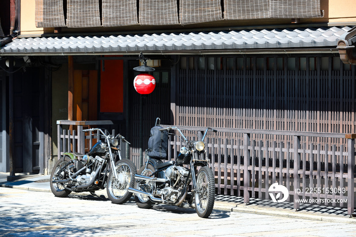 京都　祇園　バイクツーリング