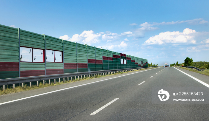 protection from road noise barriers on the road