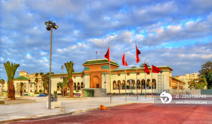 Palace of Justice on Mohammed V Square in Casablanca, Morocco