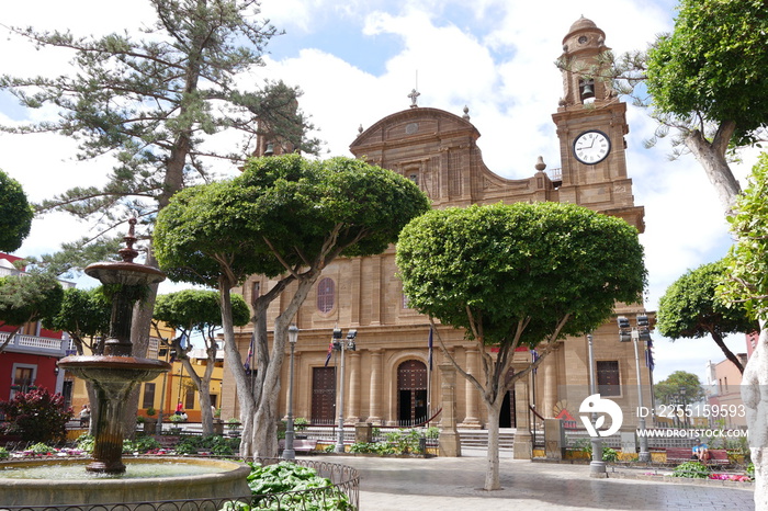 Park in Gáldar auf Gran Canaria