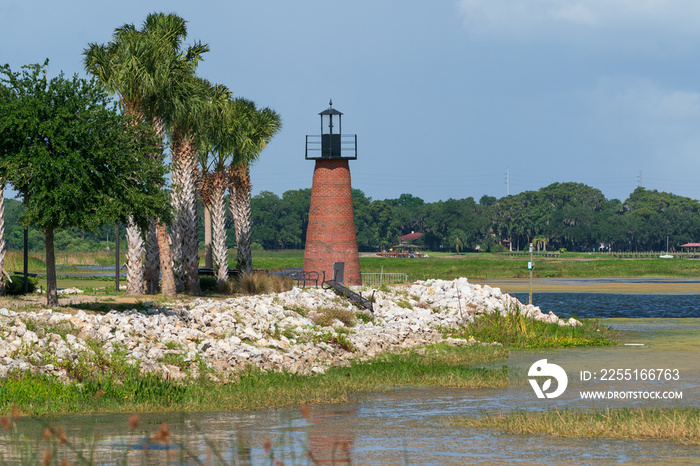 View from Kissimmee Lakefront in Kissimmee, Sentral-Florida.