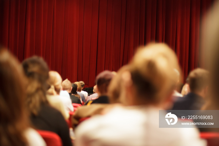 spectators at the theater