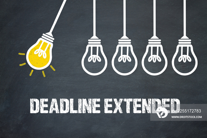 Deadline extended