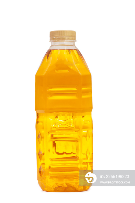 Vegetable oil for cooking isolated on transparent background.