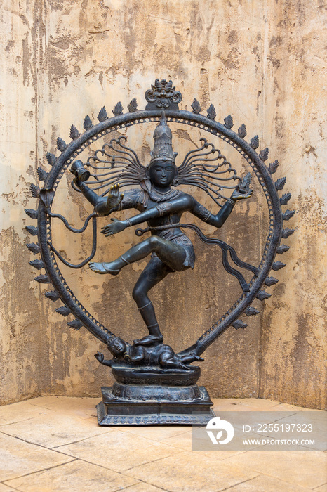 Shiva Nataraja or Lord of the Dance, Hindu god Shiva as the divine dancer