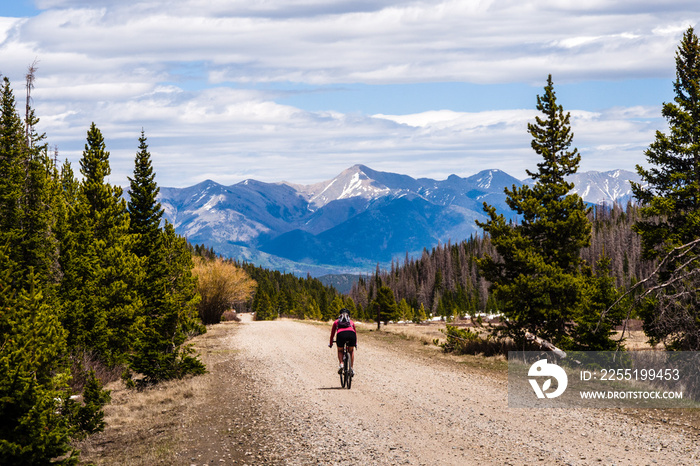 Gravel bike in the mountains