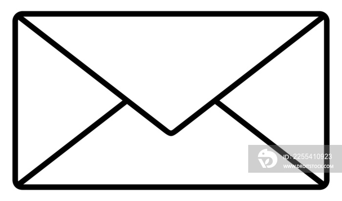 Message Icon Symbol, Email or News Sign For Pictogram, Logo, Art Illustration, Website, Apps or Graphic Design Element. Format PNG