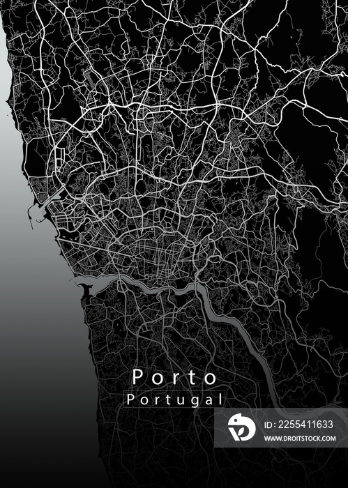 Porto Portugal City Map