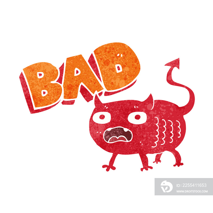 cartoon bad imp