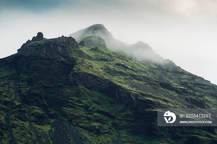 Misty Mountains in Iceland