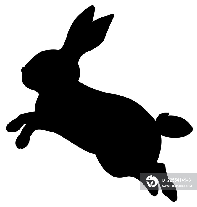 rabbit bunny silhouette