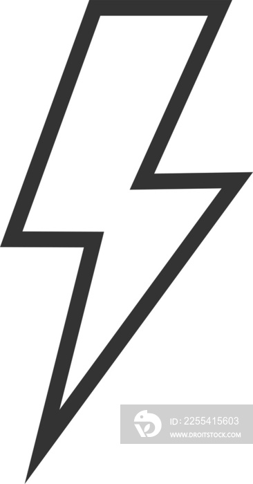 Lightning bolt or thunder icon