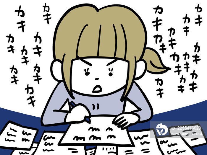 ひたすら書いて暗記するテスト勉強