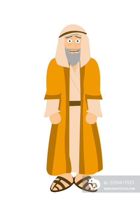 Cartoon Bible Character - Abraham