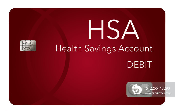 Here is a Health Saving Account debit card.