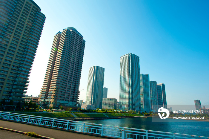 豊洲の高層マンション群