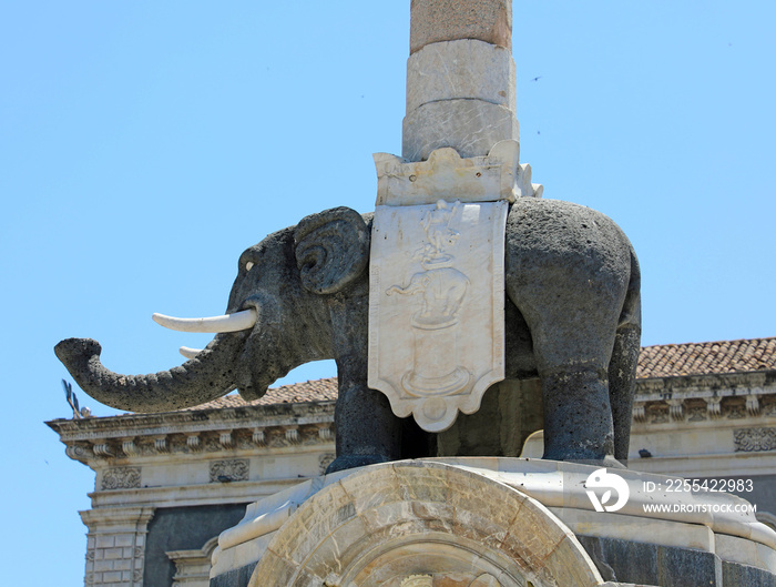 Black Elephant in Catania, Sicily, Italy