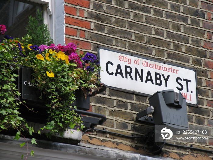 London, UK, Carnaby street in Soho district