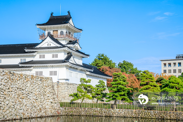 秋の富山城跡　富山県富山市　Toyama castle ruins in autumn. Toyama Prefecture, Toyama city.