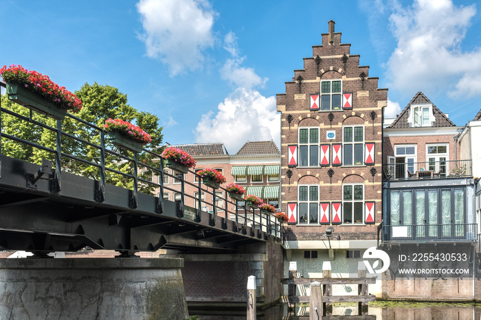 Peterbrug in Gorinchem, (Gorkum), Zuid-Holland Province, The Netherlands