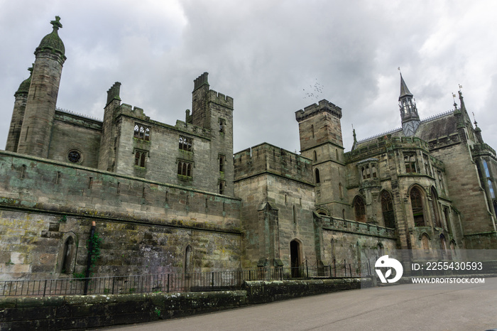 Front of Alton Towers Castle, Staffordshire - Eengland