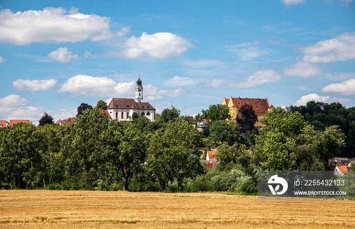 City of Erbach, Danube, Swabia, Germany