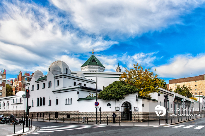 Grande Mosquée de Paris , The Paris Mosque or The Great Mosque of Paris