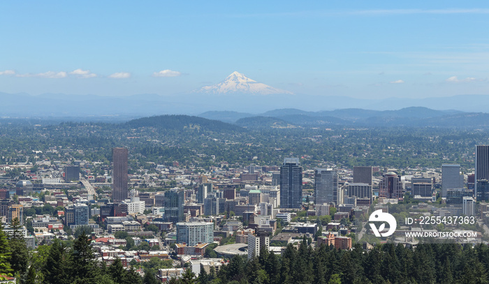 Portland, Oregon. Downtown Skyline Pacific Northwest