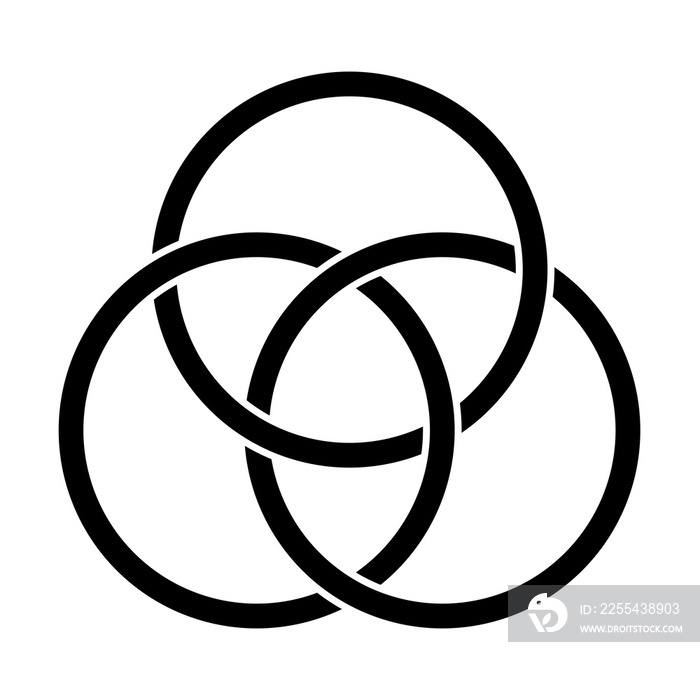 Borromean rings symbol