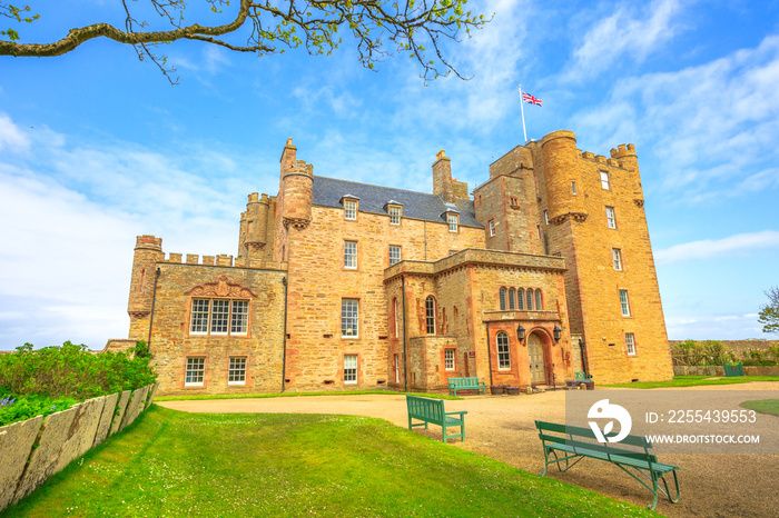 Castle of Mey of the Highland in Scotland, United Kingdom.