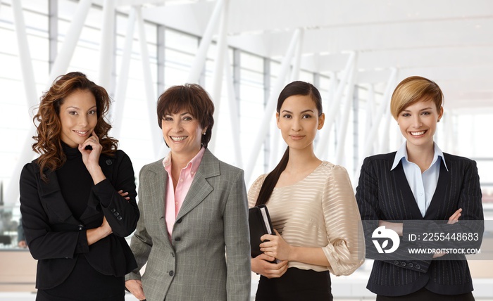 Diverse group of businesswomen at office