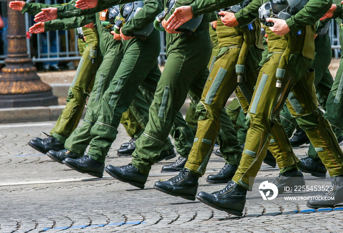 Air Force fighter pilot during national day