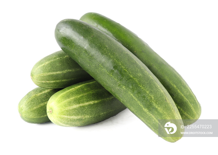 cucumber isolated on white background