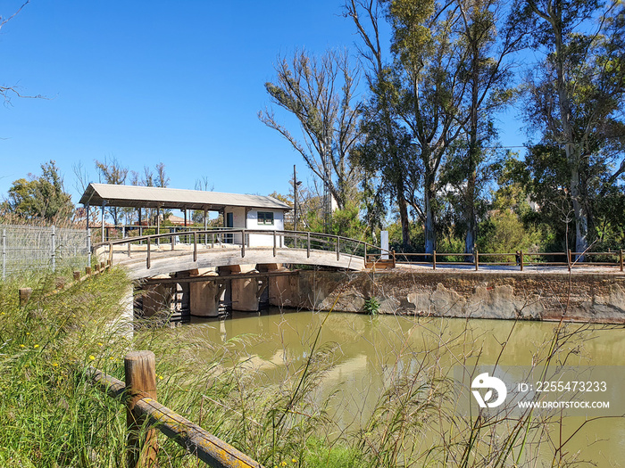 Vega Baja del Segura - Guardamar del Segura - Molino Harinero de San Antonio, Azud y Puente de Hierro, junto al río Segura.