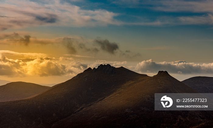 Mourne Mountains, Mourne and Slieve Croob area of outstanding natural beauty, County Down, Northern Ireland