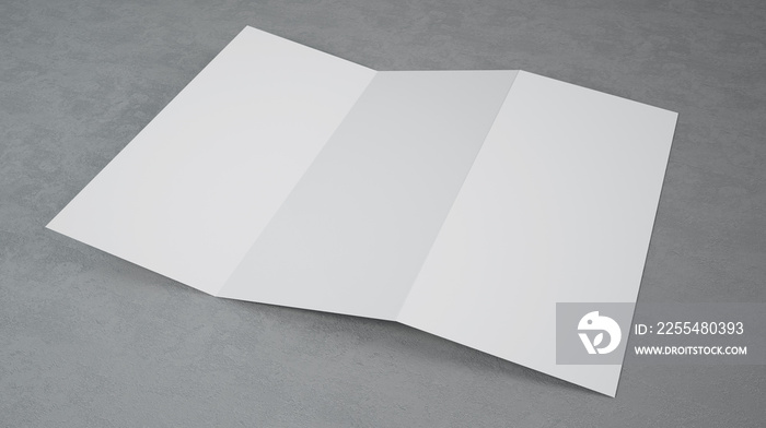 trifold brochure mockup