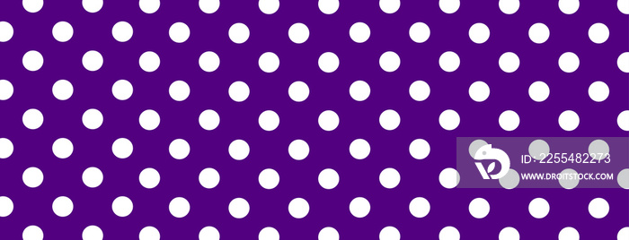 Purple Polka Dot Banner