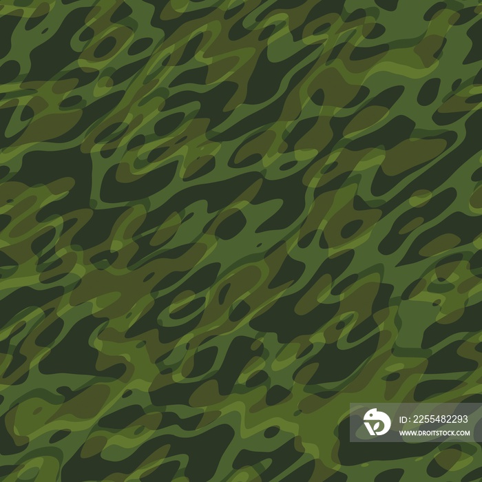 Seamless army green camouflage pattern background