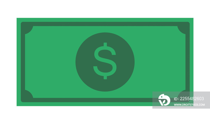 Dolla bank notes icon