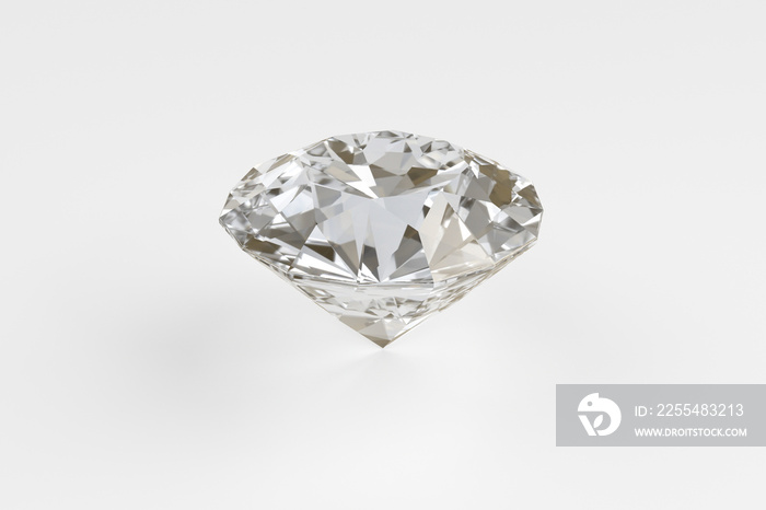 3D rendering different kinds of diamond