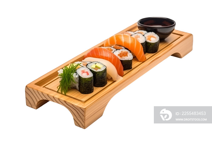 sushi on a plate