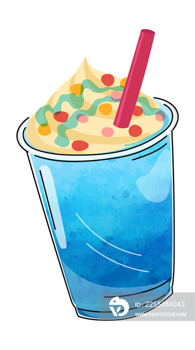 Fresh smoothie vector