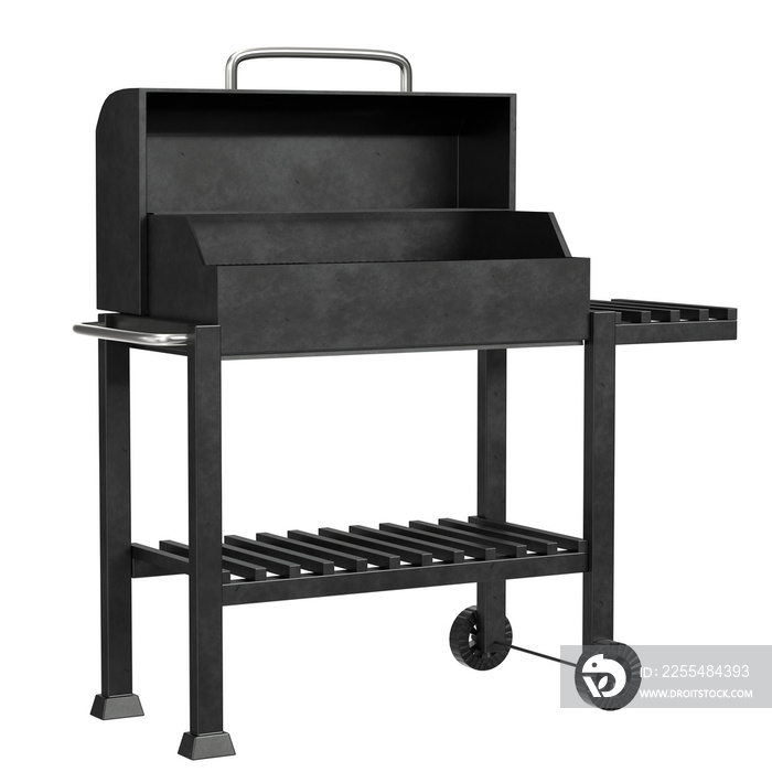 3d rendering illustration of a bbq barbecue