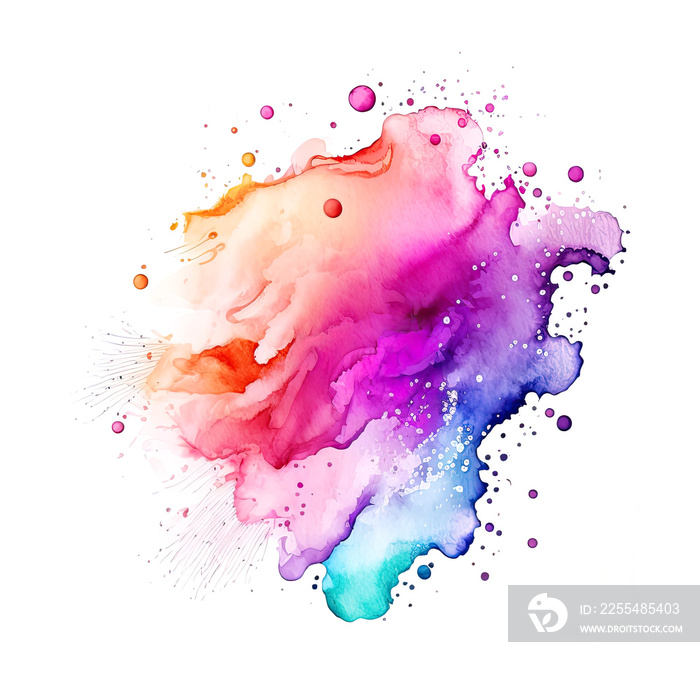 Abstract Hand Drawn Watercolor Background