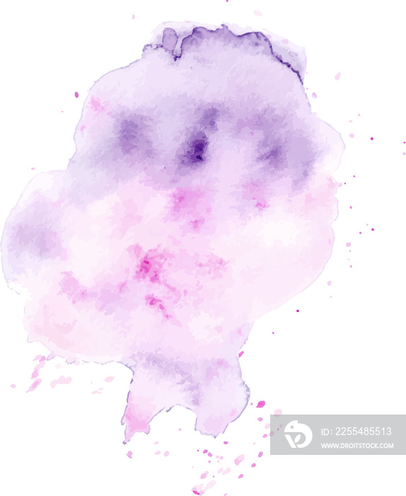 purple pink abstract watercolor splashes