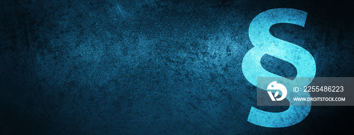 Paragraph icon Special Blue Banner Background