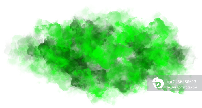 abstract green smoke explosion effect