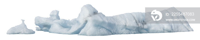 Isolated PNG cutout of an iceberg  on a transparent background